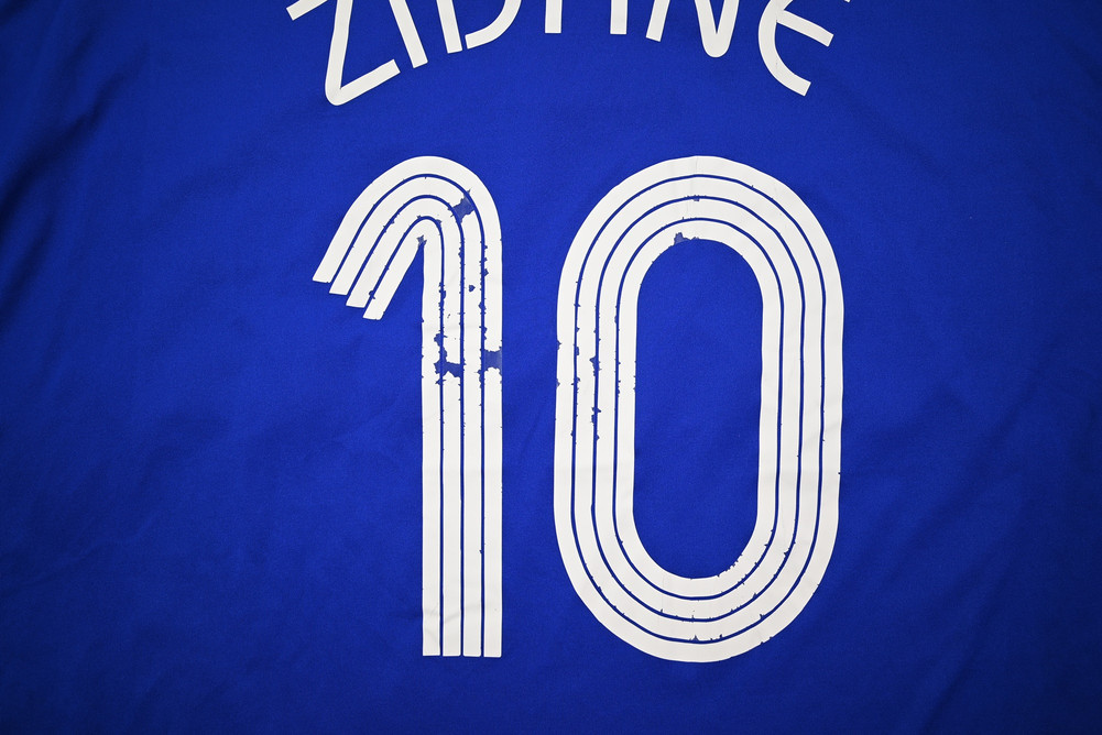 2007-08 FRANCE *ZIDANE* SHIRT XXL