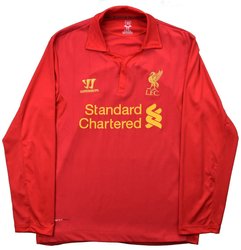 2012-13 LIVERPOOL LONGSLEEVE SHIRT M