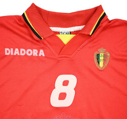 1996-98 BELGIUM #8 SHIRT L
