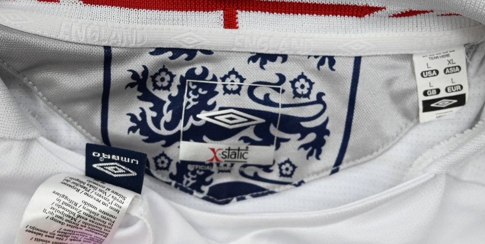 2005-07 ENGLAND SHIRT L