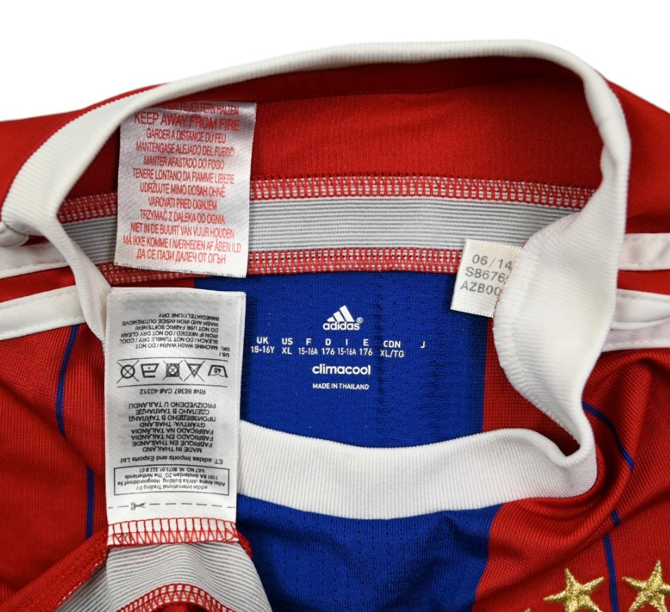 2014-15 BAYERN MUNCHEN SHIRT XL. BOYS