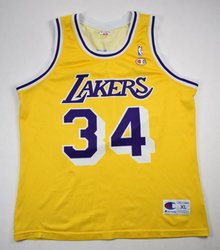 LOS ANGELES LAKERS NBA *O'NEAL* CHAMPION SHIRT XL