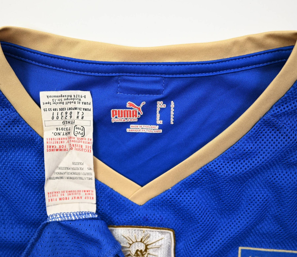 2007-08 ITALY SHIRT L
