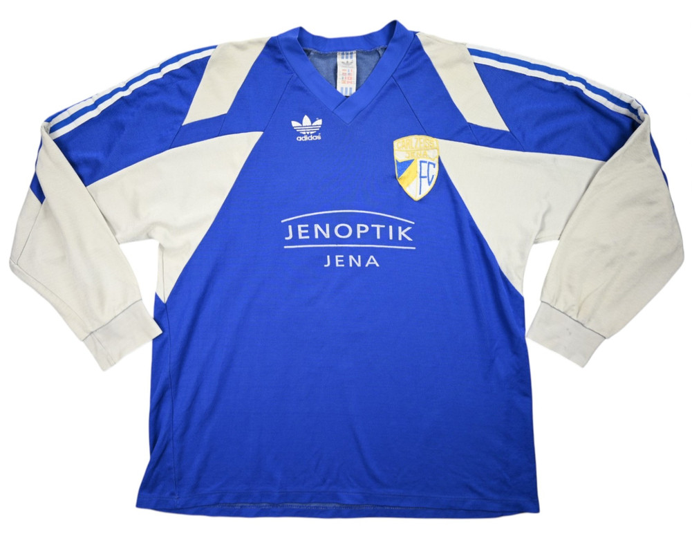 1992-93 CARL ZEISS JENA #6 MATCH ISSUE LONGSLEEVE SHIRT XXL
