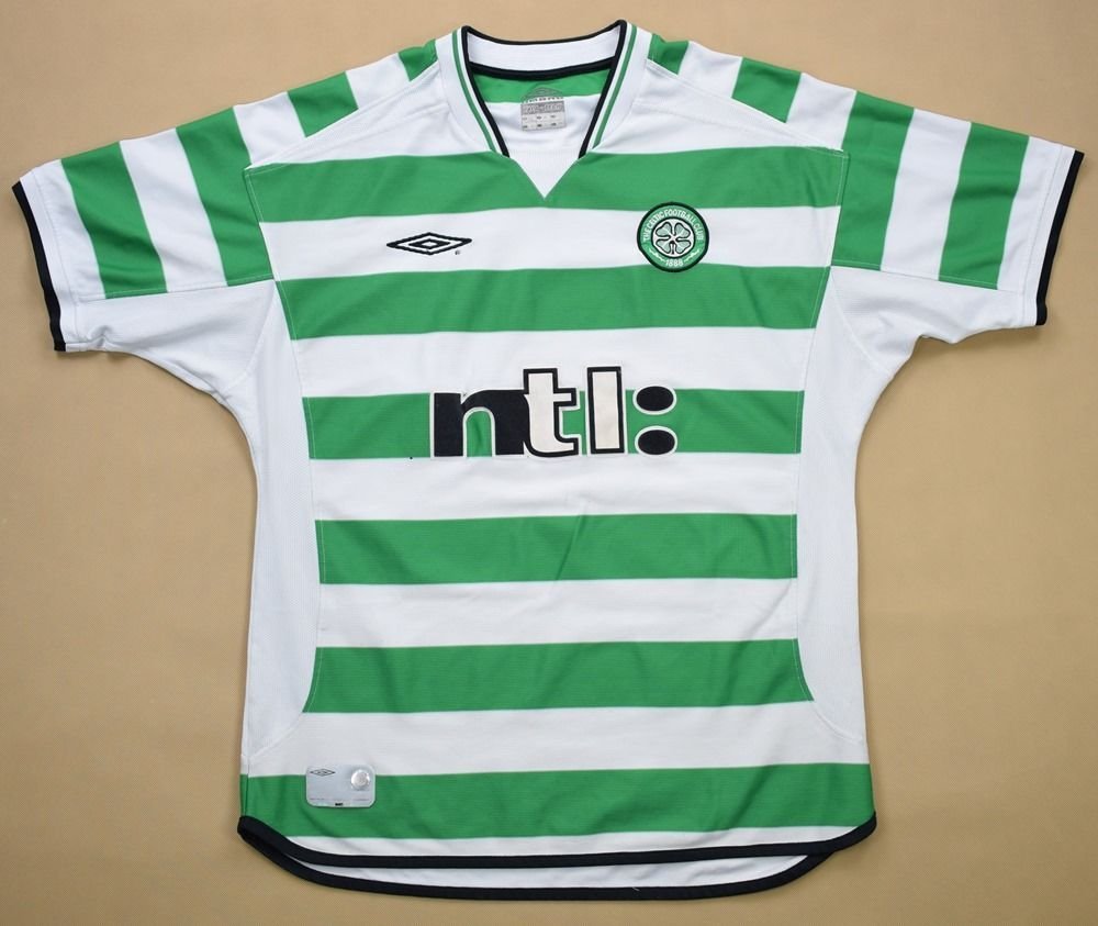 2001-03 CELTIC GLASGOW SHIRT L