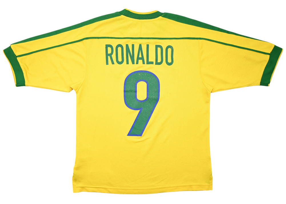 1998-00 BRAZIL *RONALDO* SHIRT S