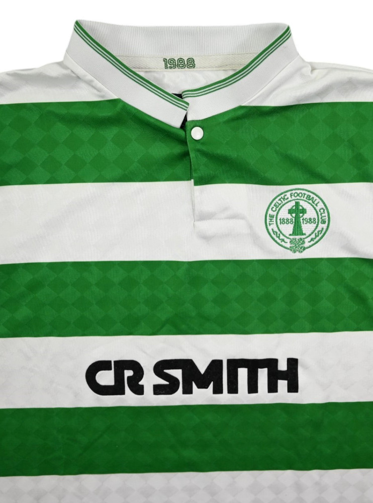 1987-89 CELTIC GLASGOW SHIRT L