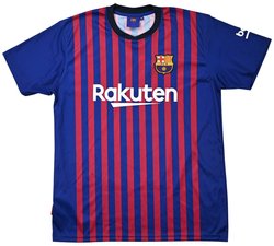 2018-19 FC BARCELONA *RAKITI�* SHIRT M