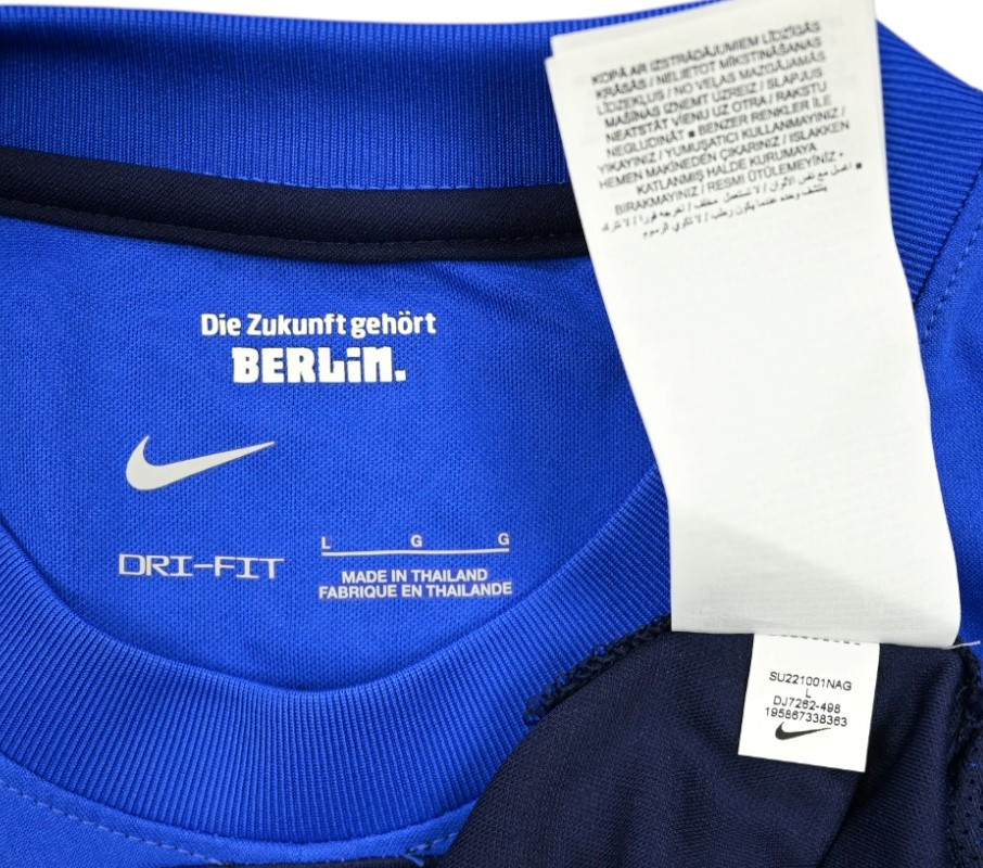 2022-23 HERTHA BERLIN *NGANKAM* MATCH PREPARED KOSZULKA L
