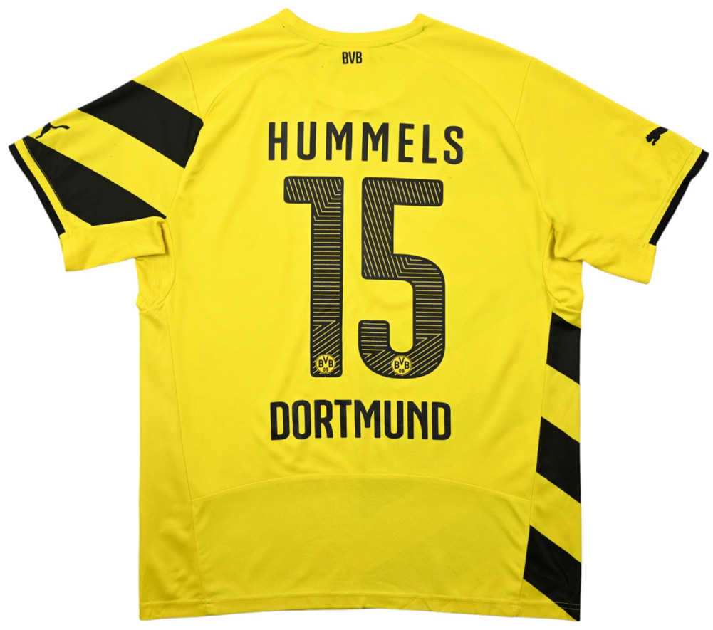 2014-15 BORUSSIA DORTMUND *HUMMELS* SHIRT L