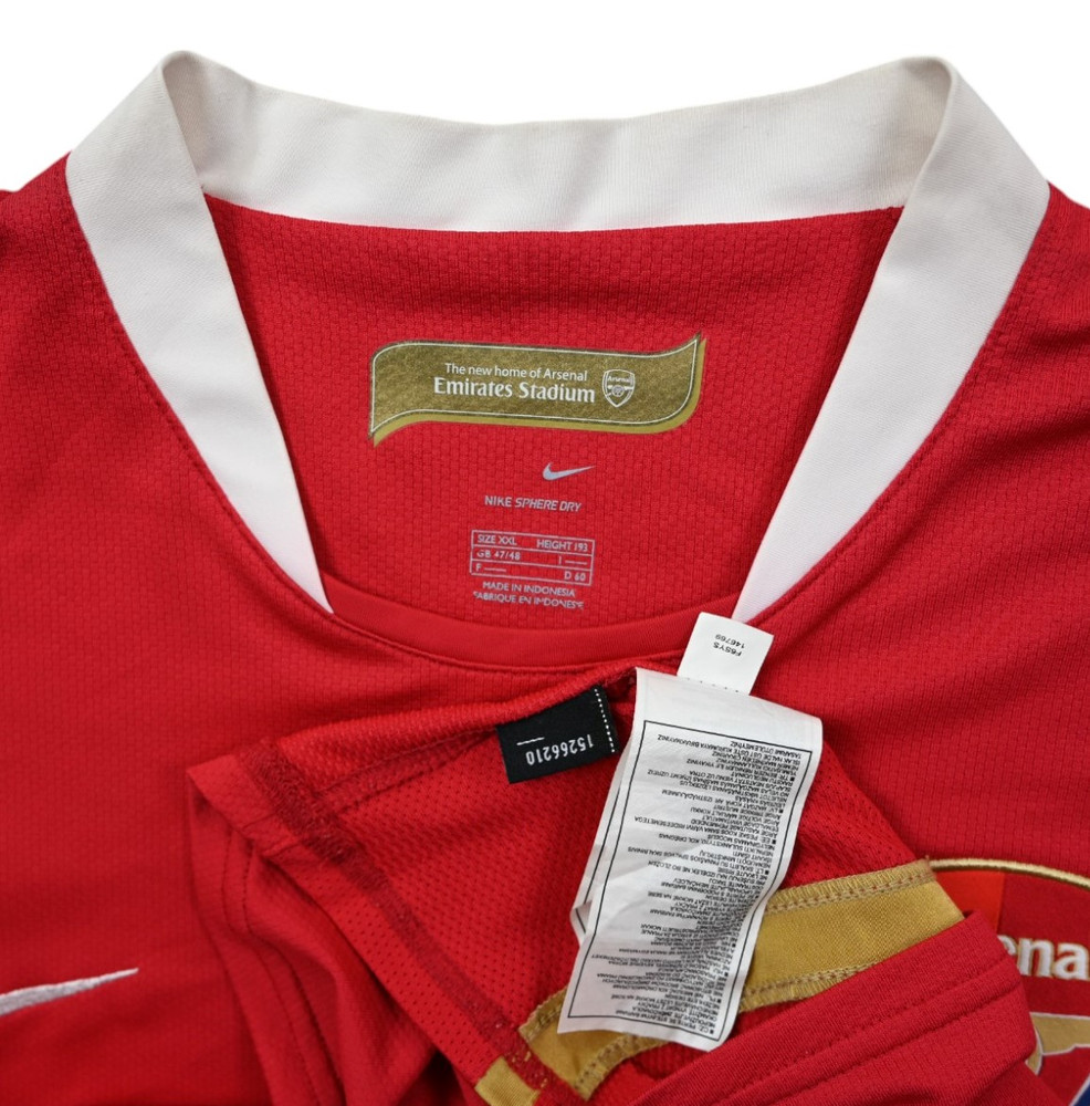 2006-08 ARSENAL LONDON SHIRT 2XL