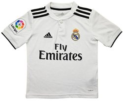 2018-19 REAL MADRID SHIRT XS. BOYS