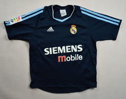 2003-04 REAL MADRID SHIRT S. BOYS 128 CM