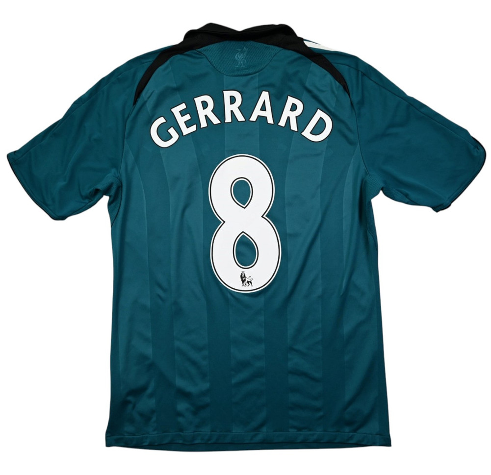 2008-09 LIVERPOOL *GERRARD* SHIRT M