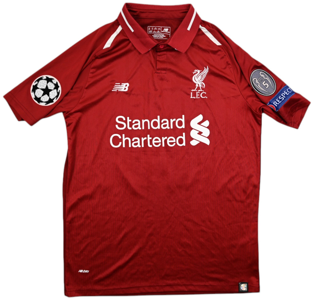 2018-19 LIVERPOOL *SALAH* SHIRT M Premier League Liverpool