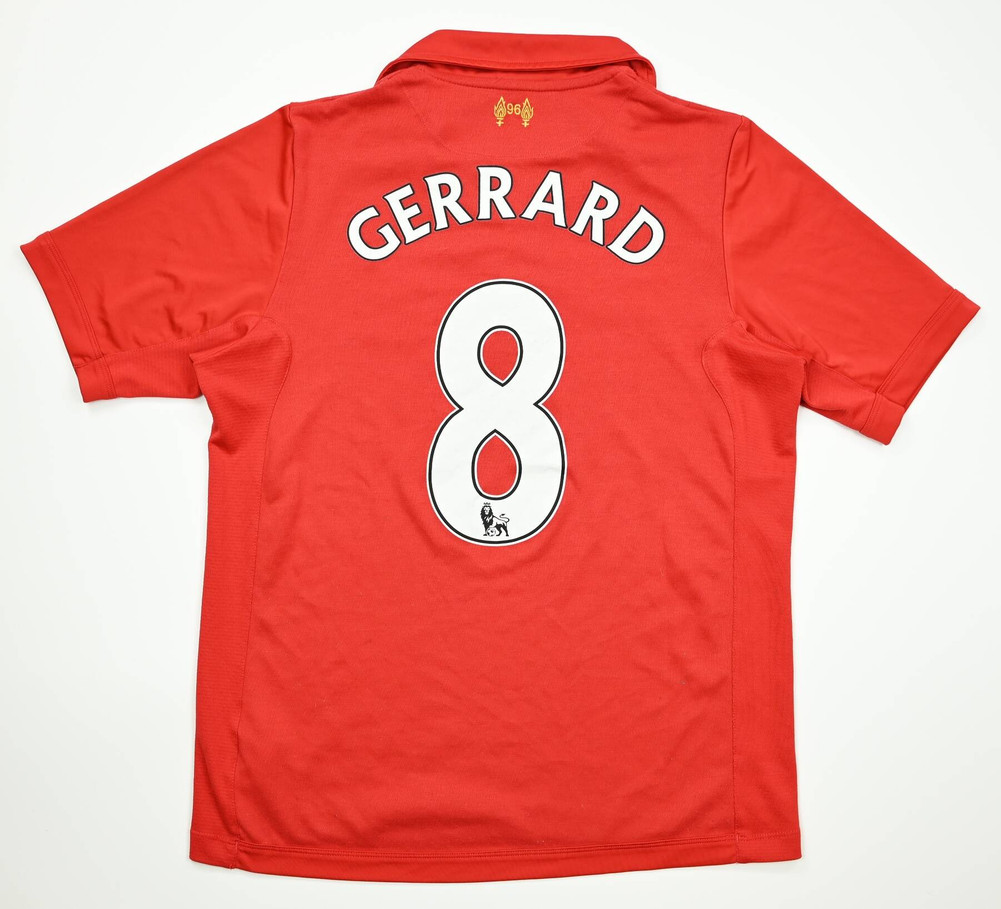 2012-13 LIVERPOOL *GERRARD* SHIRT S