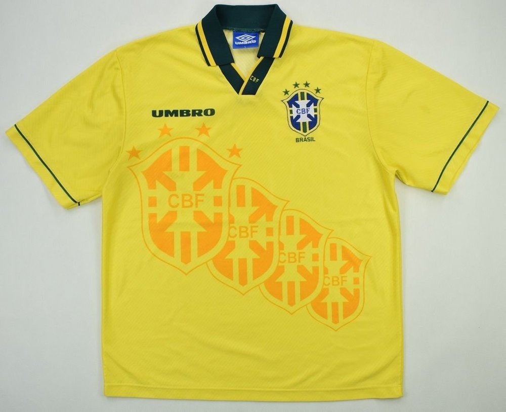 1994-97 BRAZIL SHIRT L