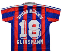 1995-97 BAYERN MUNCHEN *KLINSMANN* SHIRT XS. BOYS