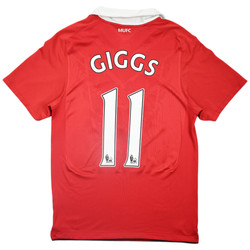 2010-11 MANCHESTER UNITED *GIGGS* SHIRT S