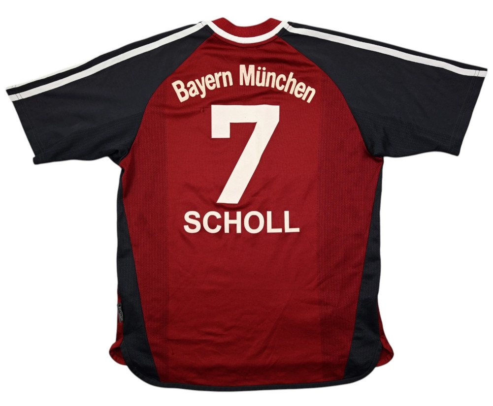 2001-02 BAYERN MUNCHEN *SCHOLL* SHIRT L. BOYS