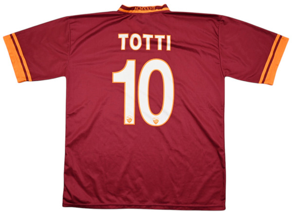 2013-14 AS ROMA *TOTTI* SHIRT XL