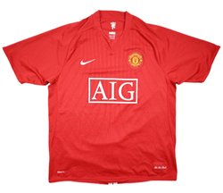 2007-09 MANCHESTER UNITED SHIRT L