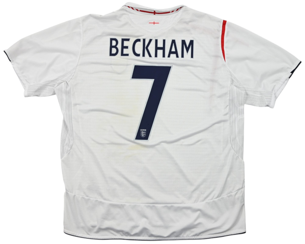 2005-07 ENGLAND *BECKHAM* SHIRT XXL