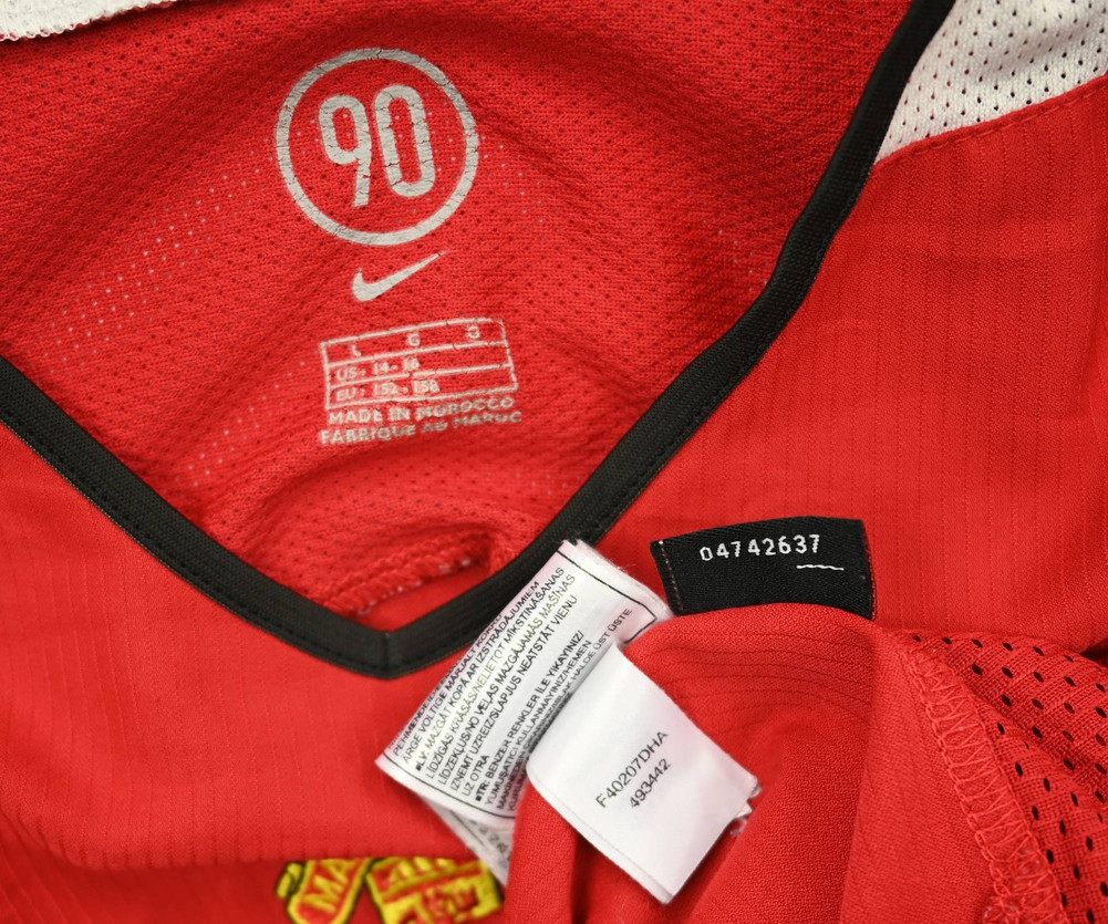 2004-06 MANCHESTER UNITED SHIRT L. BOYS