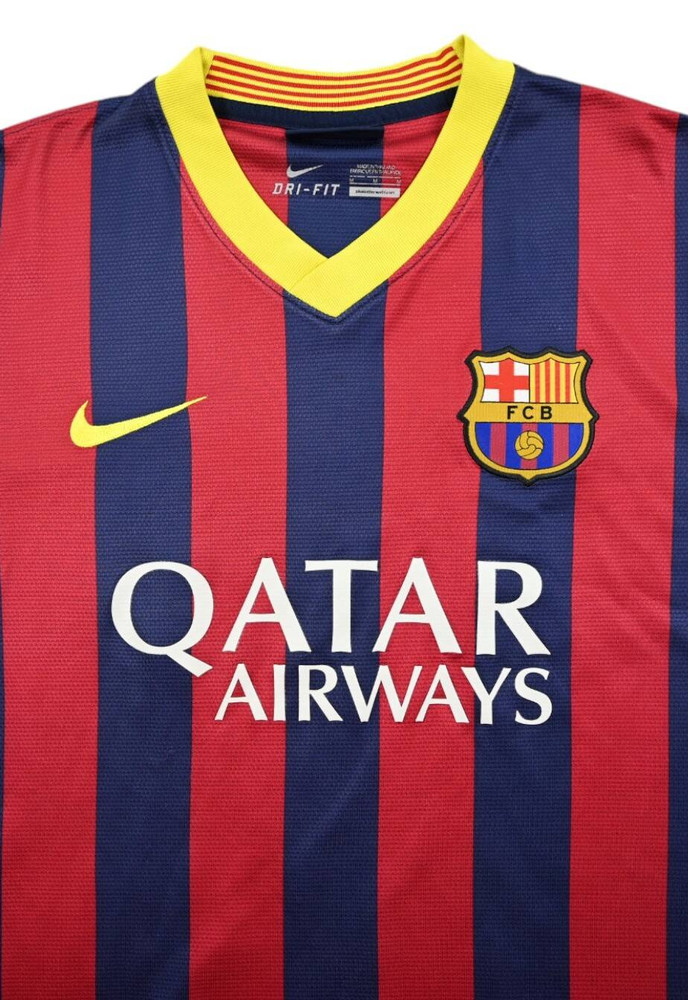 2013-14 FC BARCELONA *MESSI* SHIRT M