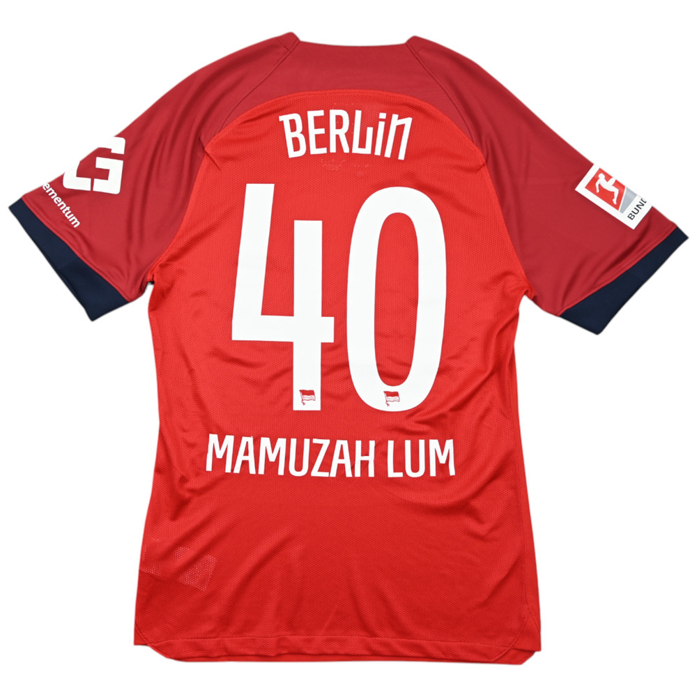 2023-24 HERTHA BERLIN *MAMUZAH LUM* MATCH PREPARED SHIRT M
