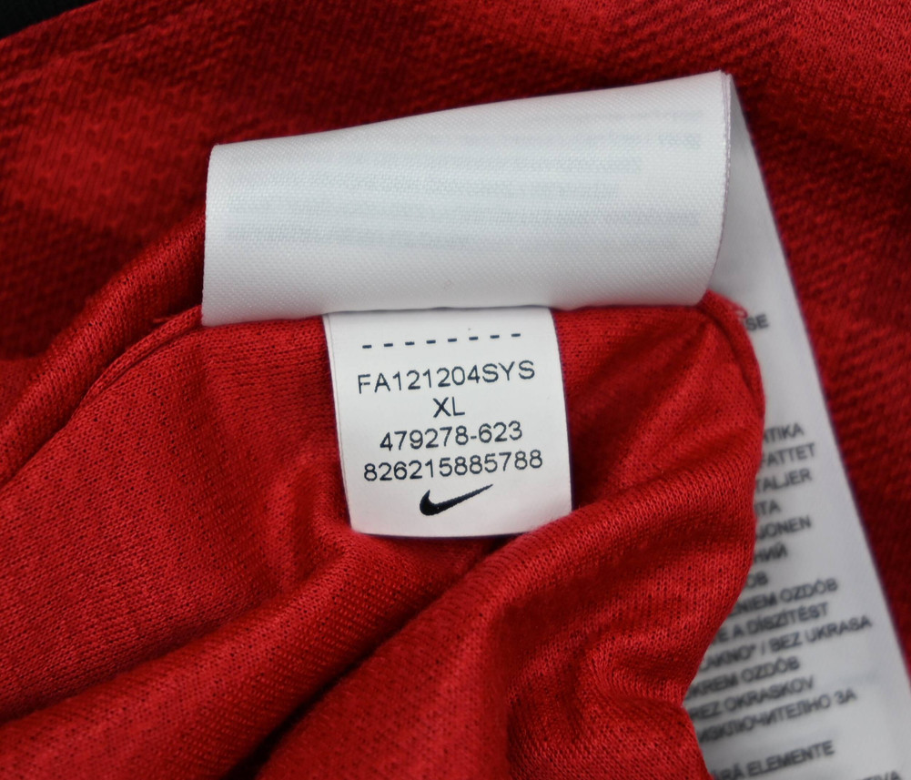 2012-13 MANCHESTER UNITED *CANTONA* SHIRT XL