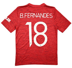 2020-21 MANCHESTER UNITED *B. FERNANDES* KOSZULKA L. BOYS