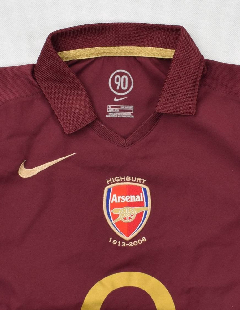 2005-06 ARSENAL LONDON SHIRT S. BOYS