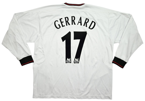 2003-04 LIVERPOOL *GERRARD* LONGSLEEVE KOSZULKA XL