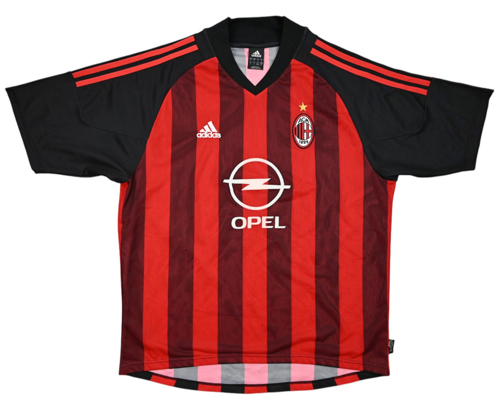 ウェア 2002-03 AC Milan adidas OPEL  Shirt 2002-03 AC MILAN SHIRT L Italian Clubs  AC Milan | Classic-Shirts.com