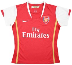 2006-08 ARSENAL LONDON SHIRT WOMENS S