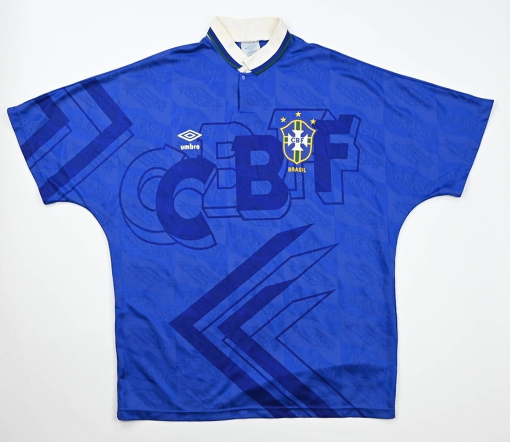1991-93 BRAZIL SHIRT L