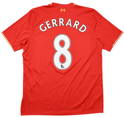 2015-16 LIVERPOOL *GERARD* SHIRT L