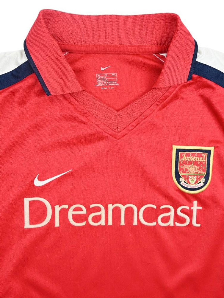 2000-02 ARSENAL LONDON SHIRT XL.BOYS