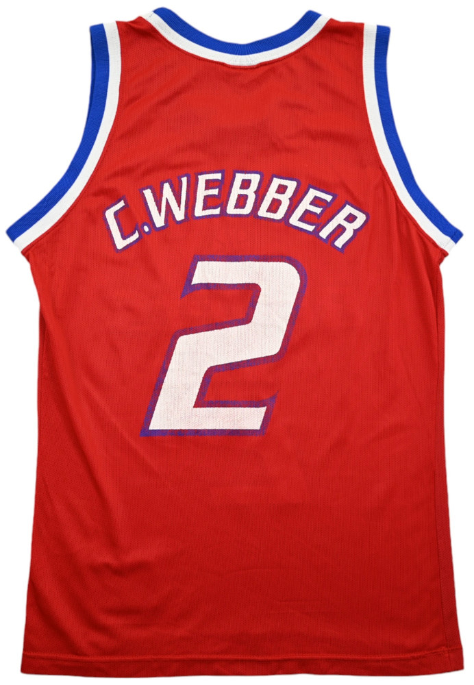 WASHINGTON BULLETS *WEBBER* NBA SHIRT S