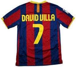 2010-11 BARCELONA *DAVID VILLA* KOSZULKA L. BOYS 