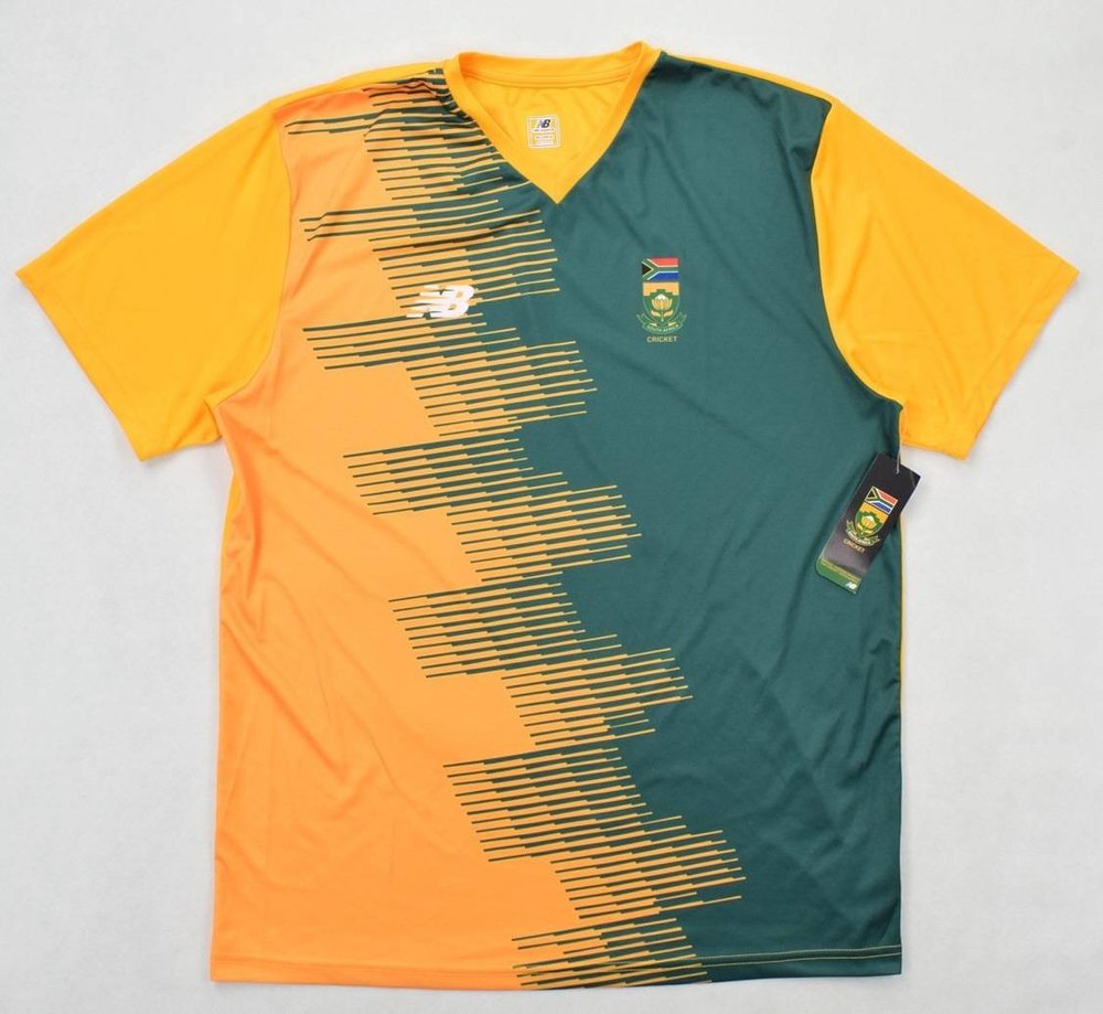 SOUTH AFRICA CRICKET NEW BALANCE SHIRT XXL