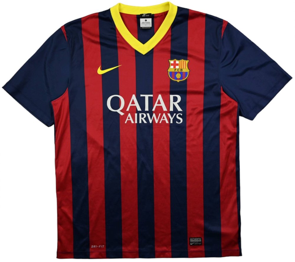 2013-14 FC BARCELONA BASIC SHIRT L