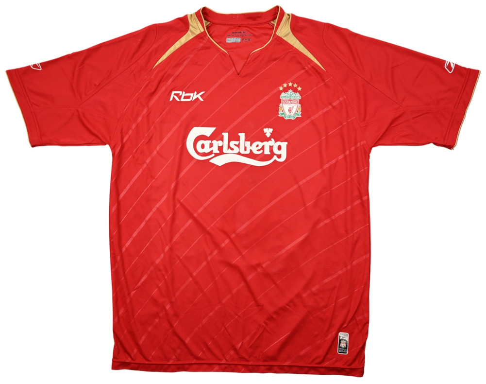2005-06 LIVERPOOL *GERRARD* SHIRT L