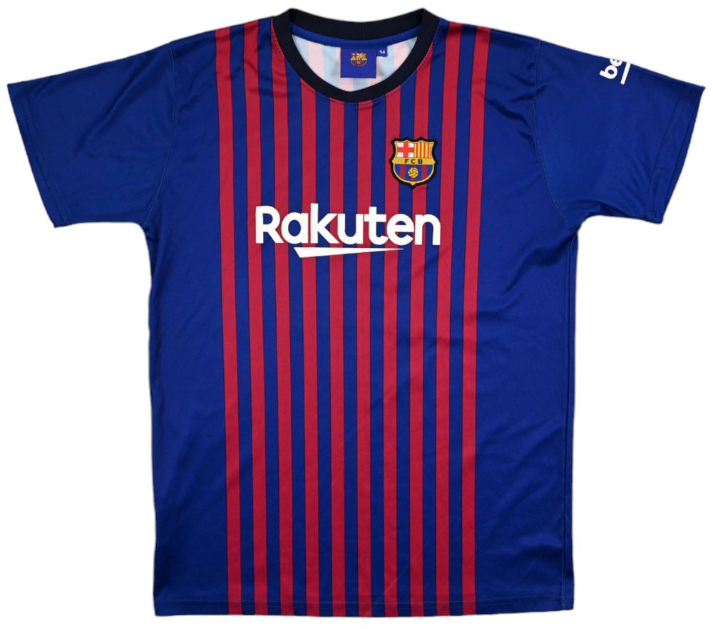 2018-19 FC BARCELONA *MESSI* SHIRT L.BOYS