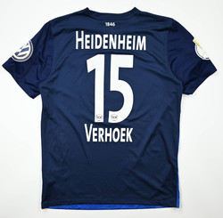 2016-17 1.FC HEIDENHEIM *VERHOEK* MATCH ISSUE SHIRT L