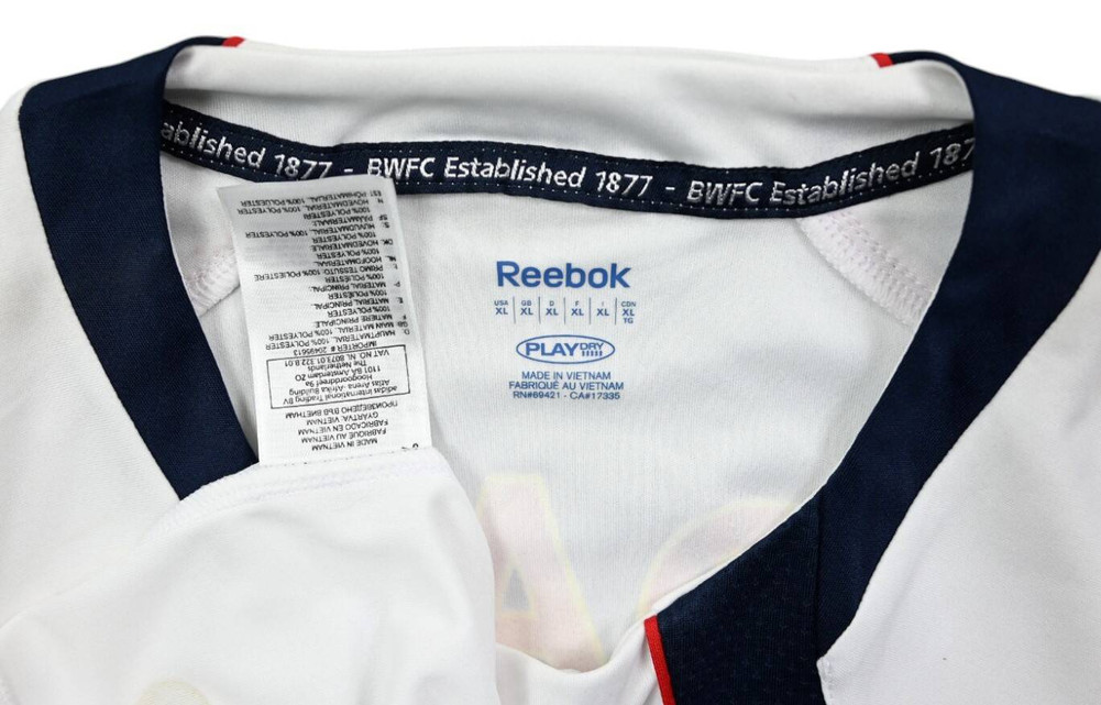 2010-11 BOLTON WANDERERS *K. DAVIES* SHIRT XL