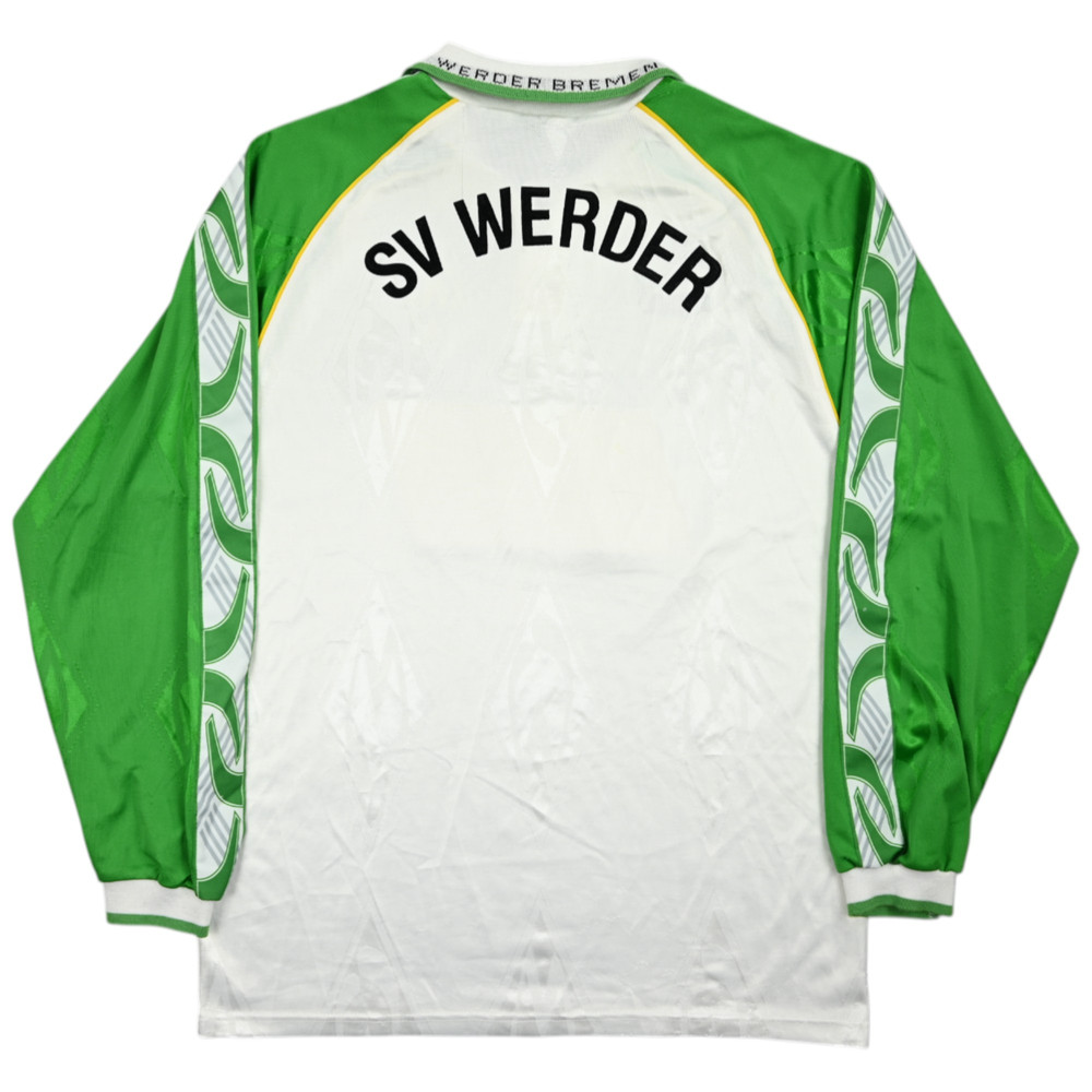 1995-96 WERDER BREMEN LONGSLEEVE SHIRT S