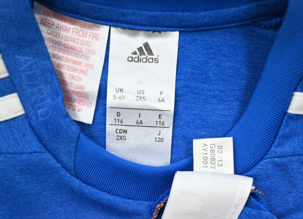 2013-14 REAL MADRID KOSZULKA 2XS. BOYS