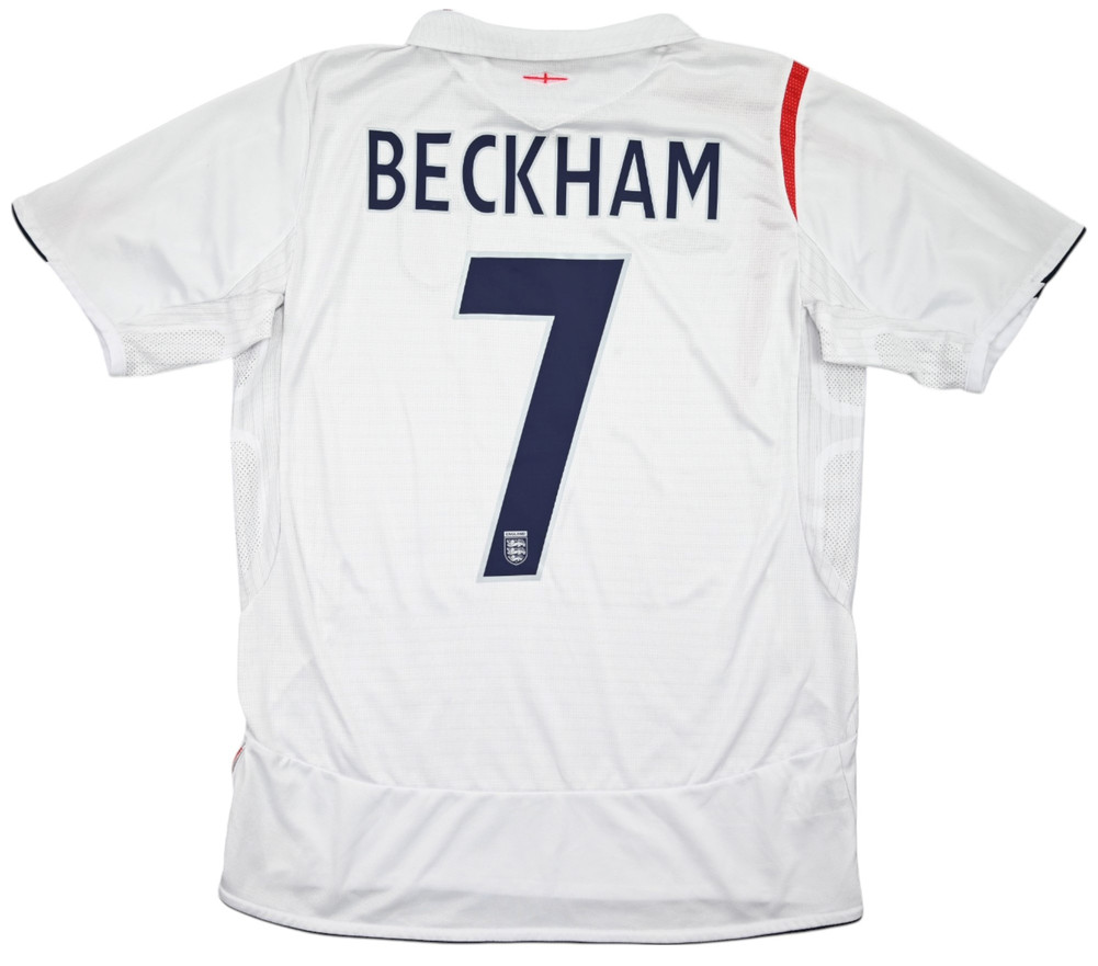 2005-07 ENGLAND *BECKHAM* SHIRT L